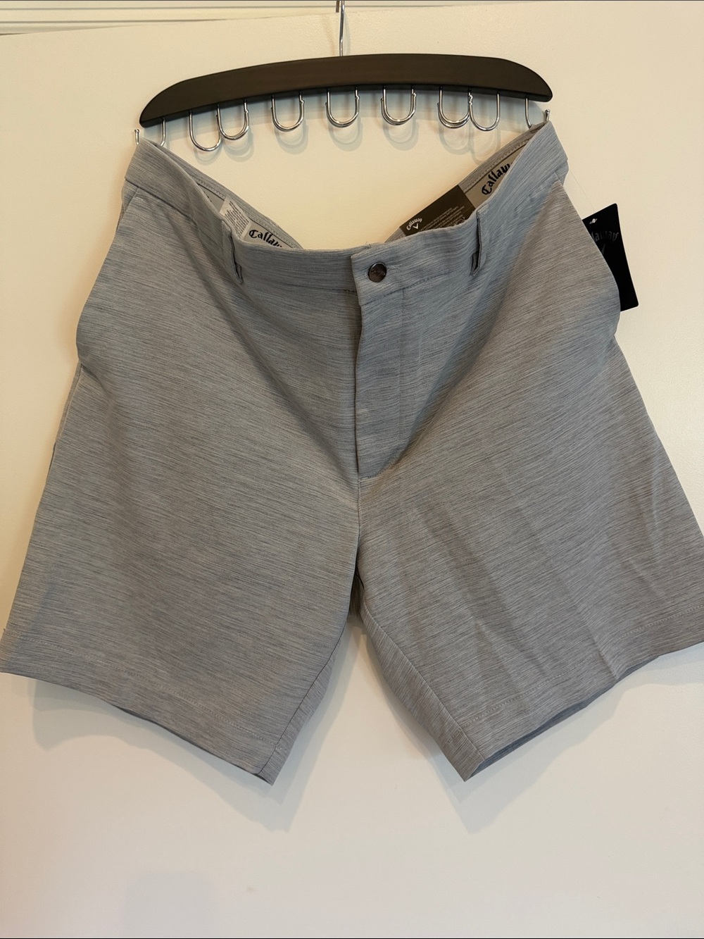 Callaway Men’s Light Heather Gray Performance Golf Shorts